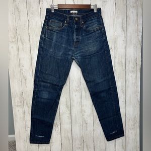 Unbranded Relaxed Tapered Jean Selvedge 14.5 oz Style UB601 Size 30 Wallet